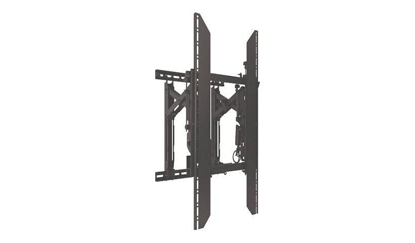 Chief ConnexSys Portrait Video Wall Mount - With Rails - For Displays 40-80" - Black mounting kit - for video wall -