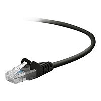 Belkin Cat5e/Cat5 20ft Black Snagless Ethernet Patch Cable, PVC, UTP, 24 AWG, RJ45, M/M, 350MHz, 20'
