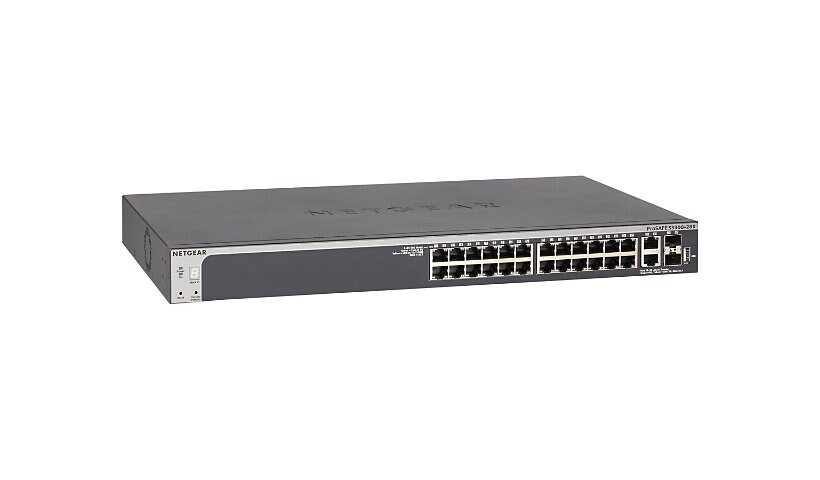 NETGEAR Smart S3300-28X-PoE+ - commutateur - 28 ports - intelligent - Montable sur rack