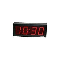 Valcom VIP-D425A - clock - rectangular - electronic - wall mountable - 10.6