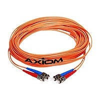 Axiom LC-LC Multimode Duplex OM2 50/125 Fiber Optic Cable - 15m - Orange - network cable - 15 m