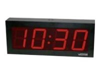 Valcom VIP-D440A - clock - rectangular - electronic - wall mountable - 17.0
