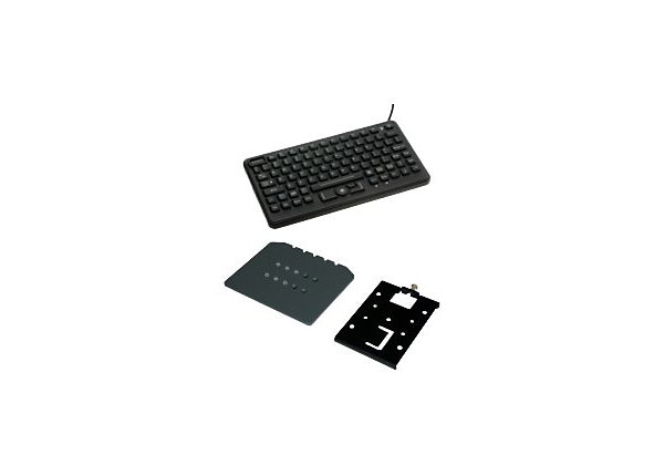 iKey SL-86-911-USB - keyboard - with keyboard mounting tray