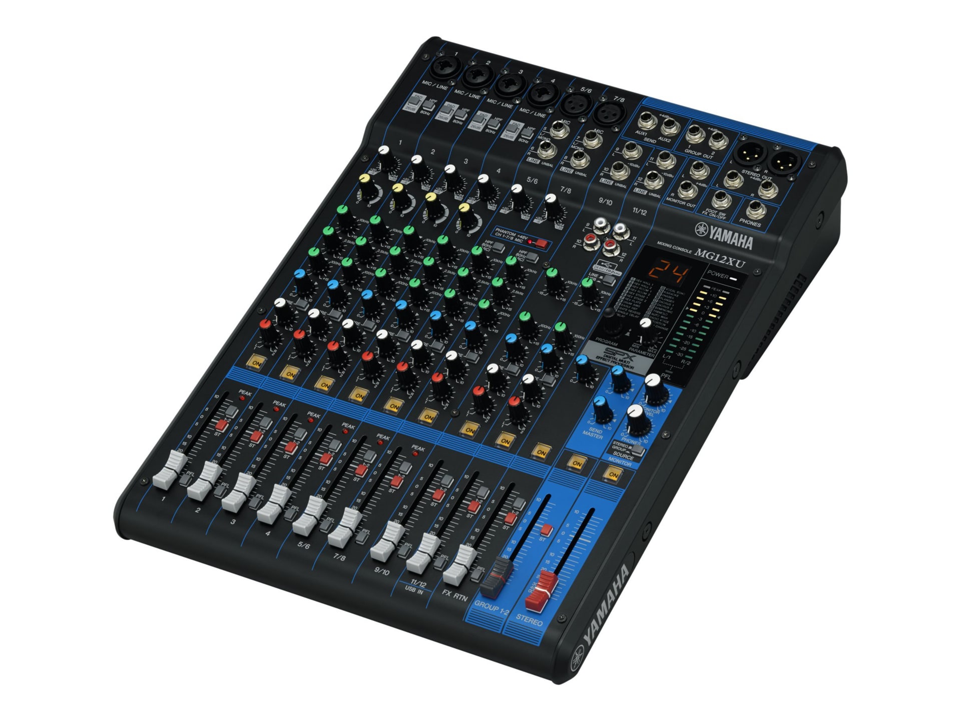 Yamaha MG12XU analog mixer - 12-channel