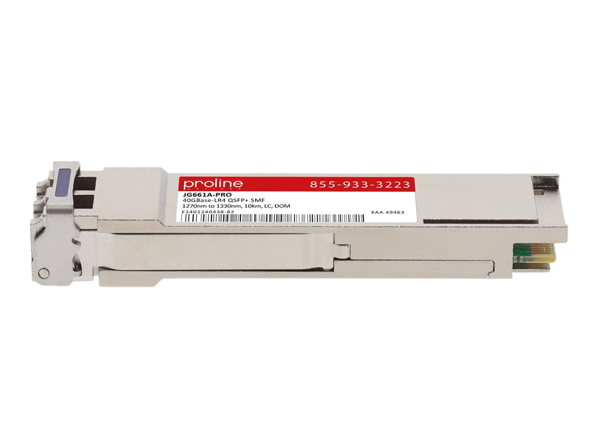 Proline HP JG661A Compatible TAA 40GBase-LR4 QSFP+ Transceiver - Thumbnail 3