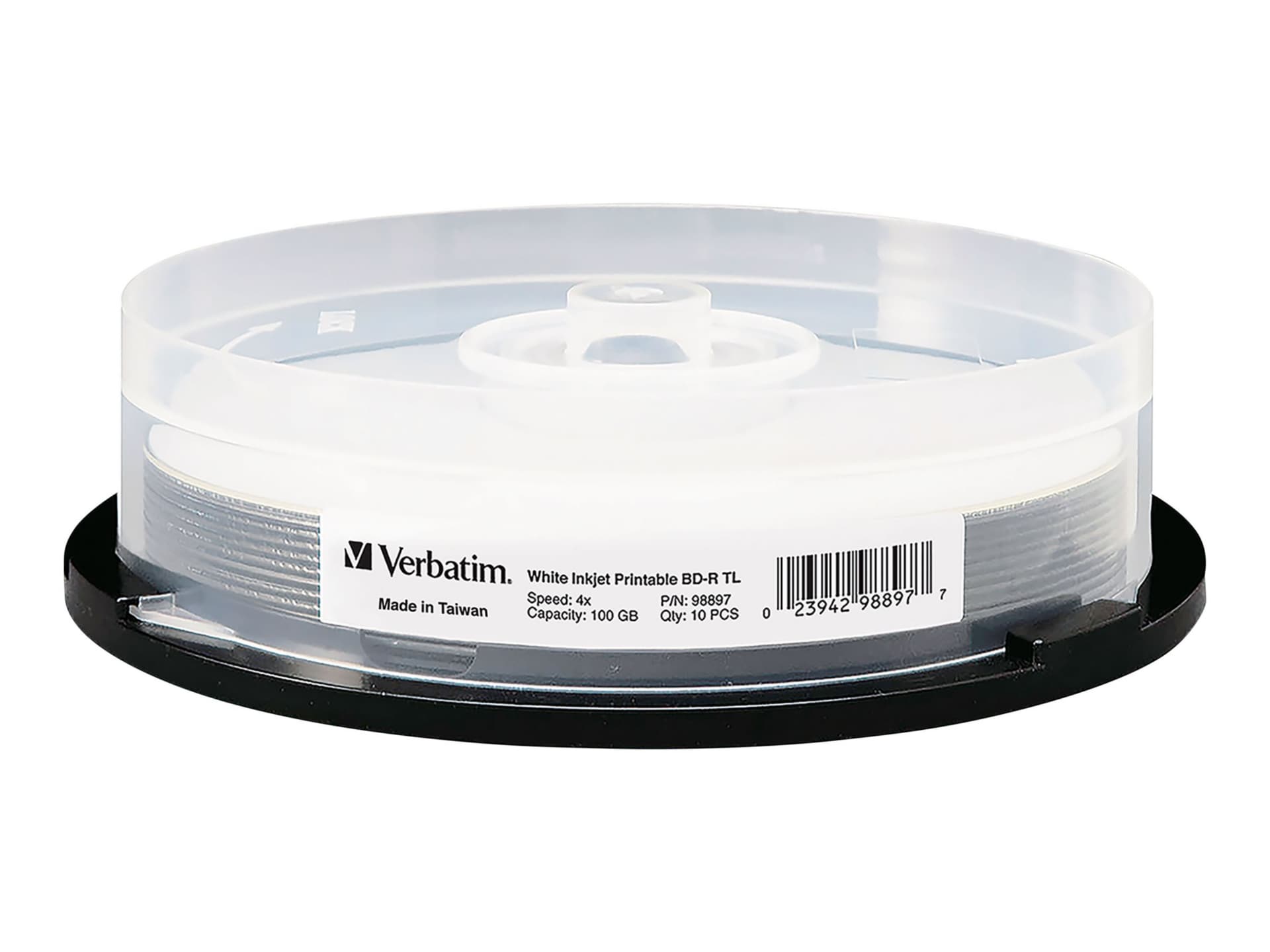 Verbatim - BD-R XL x 10 - 100 GB - storage media