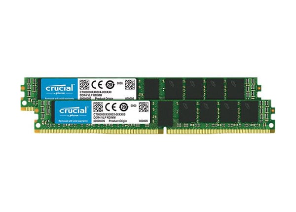 Crucial - DDR4 - 32 GB: 2 x 16 GB - DIMM 288-pin