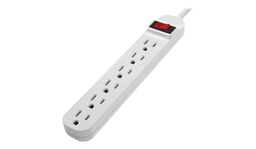 Belkin 6 Outlet Power Strip with 3ft Power Cord - 720 Joules - 1875 Watts