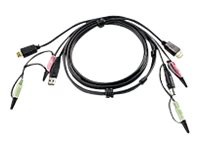 ATEN 2L-7D02UH - video / USB / audio cable - 6 ft