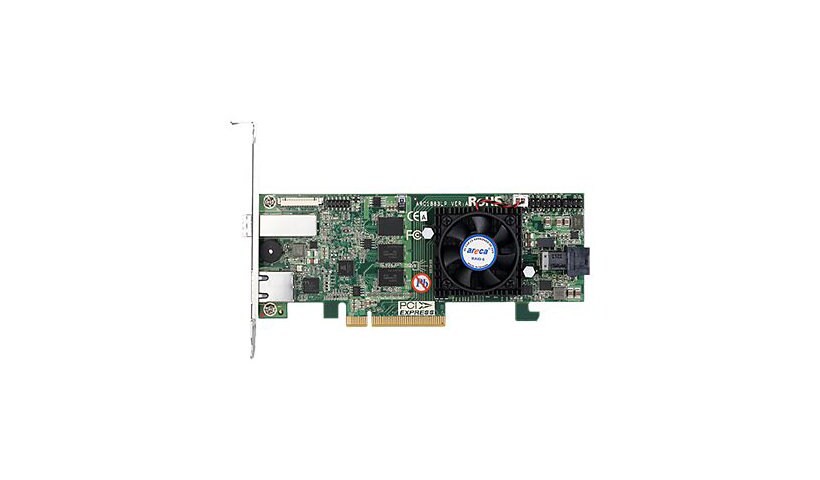 Areca ARC-1883LP - contrôleur de stockage (RAID) - SATA 6Gb/s / SAS 12Gb/s - PCIe 3.0 x8