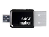 Imation 2-in-1 Mini Express - USB flash drive - 64 GB