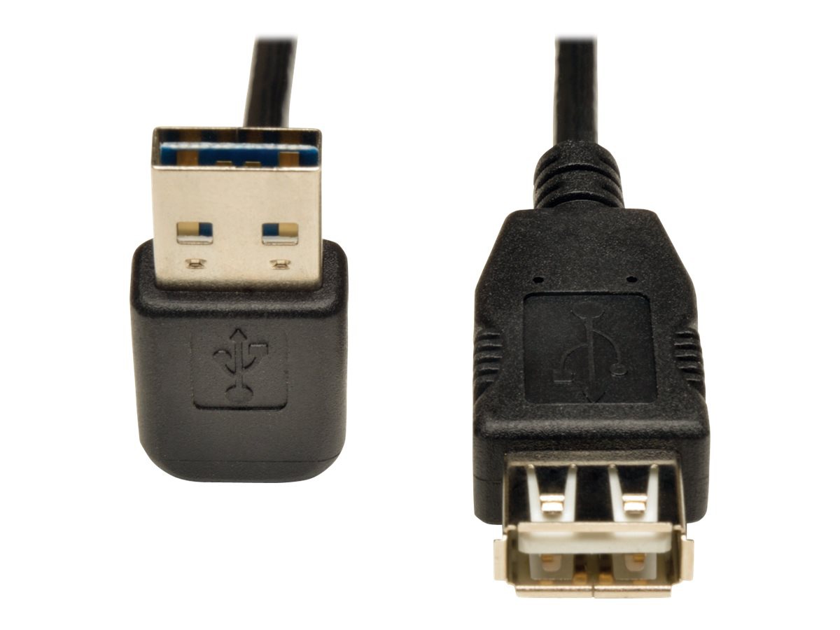 Tripp Lite USB 2.0 Universal Reversible Extension Cable Up Down A/A M/F 6ft