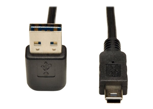 Tripp Lite USB 2.0 Universal Reversible Device Cable A to 5Pin Mini-B 6'
