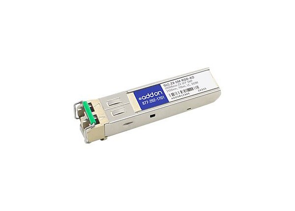 AddOn Cisco GLC-ZX-SM-RGD Compatible SFP Transceiver - SFP (mini-GBIC) transceiver module - Gigabit Ethernet