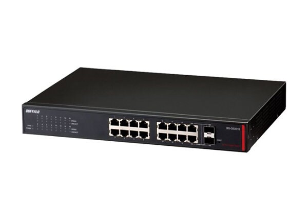 BUFFALO 16PORT GIG WEB SMART W 2SFP