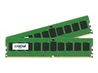 Crucial - DDR4 - 16 GB: 2 x 8 GB - DIMM 288-pin
