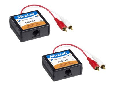 MuxLab Stereo Hi-Fi Balun - audio extender