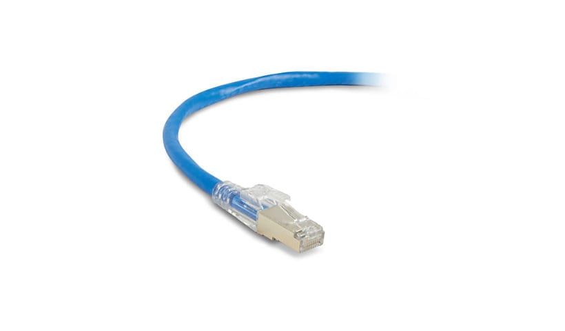 CAT6 250-MHz Locking Snagless Patch Cable S/FTP CM PVC BL 3FT