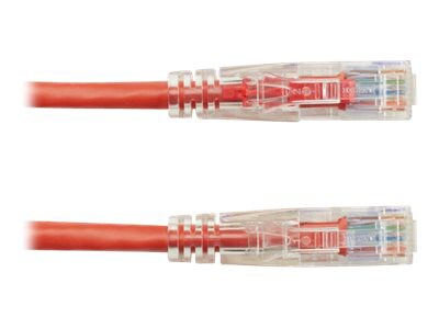 Black Box 15ft Red GigaTrue CAT6 550Mhz UTP Patch Cable Optional Locking