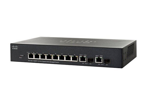 Cisco Small Business SG300-10MPP - switch - 10 ports - managed - rack-mountable