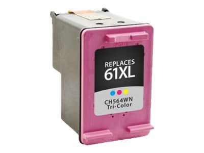 Clover Remanufactured Ink for HP 61XL (CH564WN), Tri-Color, 330 page yield