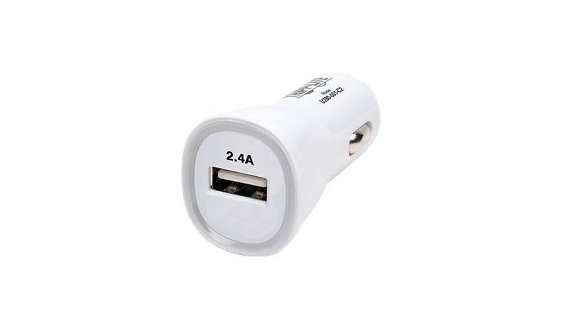 Tripp Lite USB Tablet Phone Car Charger High Power Adapter 5V / 2.4A 12W car power adapter - USB