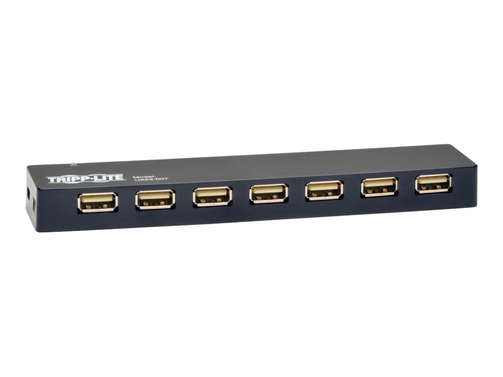 Tripp Lite 7-Port USB 2.0 Mobile Hi-Speed Hub Notebook Laptop Bus Power AC