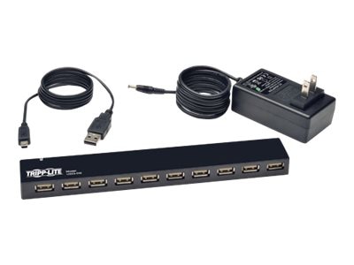 Tripp Lite 10-Port USB 2.0 Mobile Hi-Speed Hub - Thumbnail 3