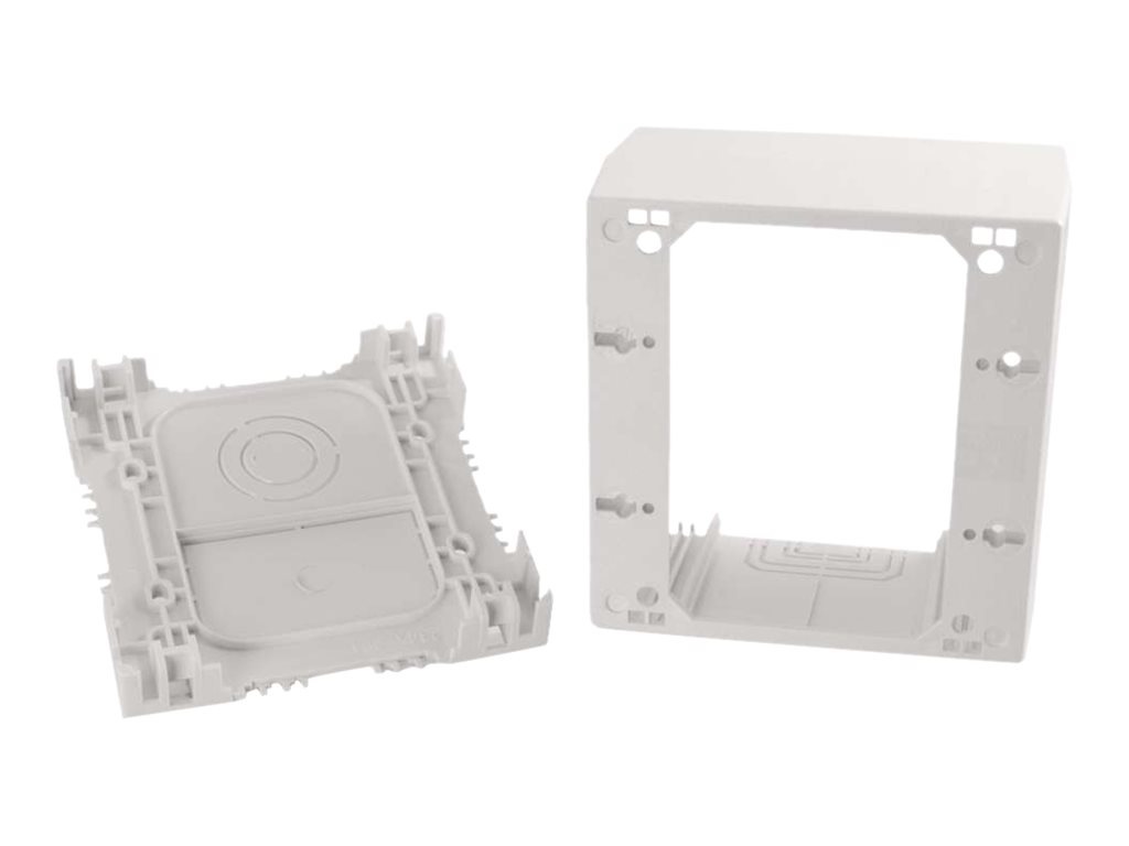 C2G Wiremold Uniduct Double Gang Extra Deep Junction Box - White - cable ra