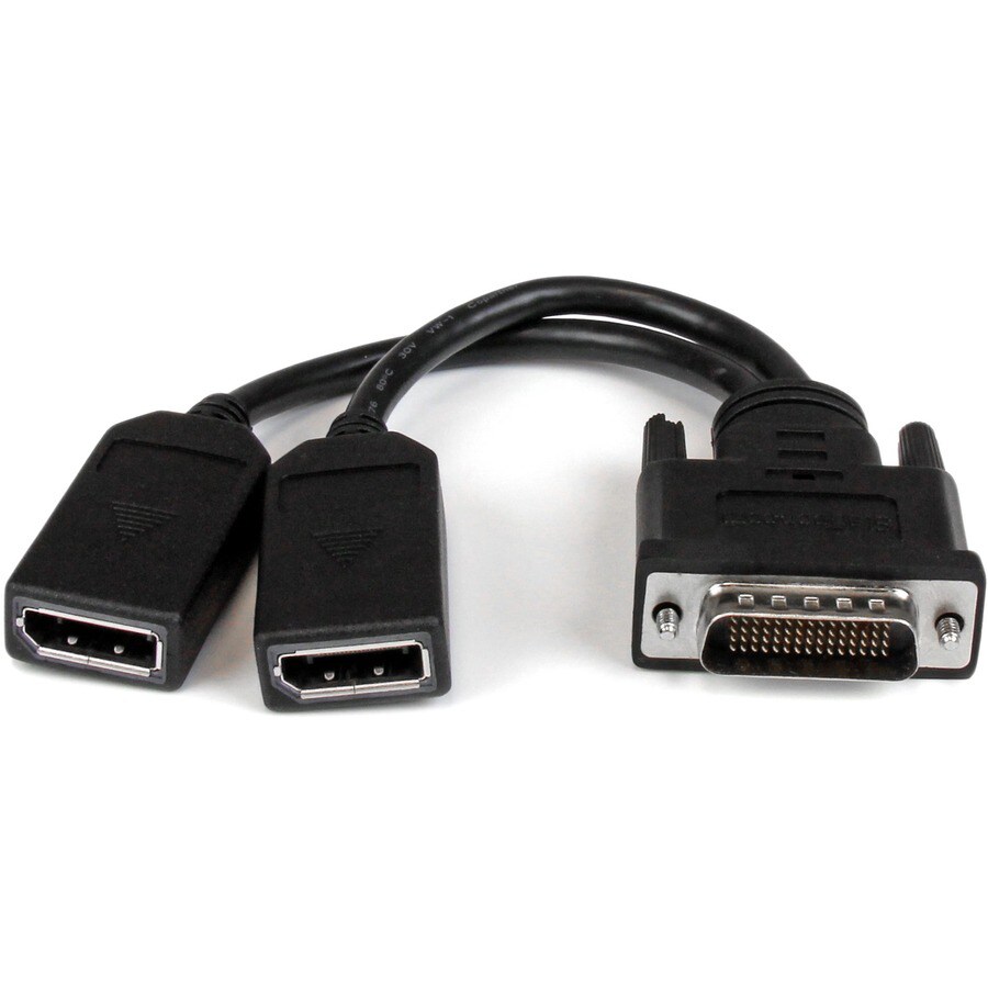 StarTech.com 8" DMS-59 to Dual DisplayPort Adapter Cable - LFH DMS to 2x DP