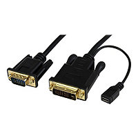 StarTech.com 6ft DVI to VGA Adapter Cable - Active DVI-D to VGA Converter