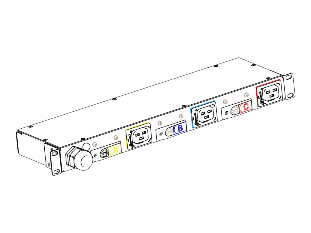 Eaton Basic Rack PDU 8.64 kW max 200-240V 24A TAA Compliant Three-Phase PDU