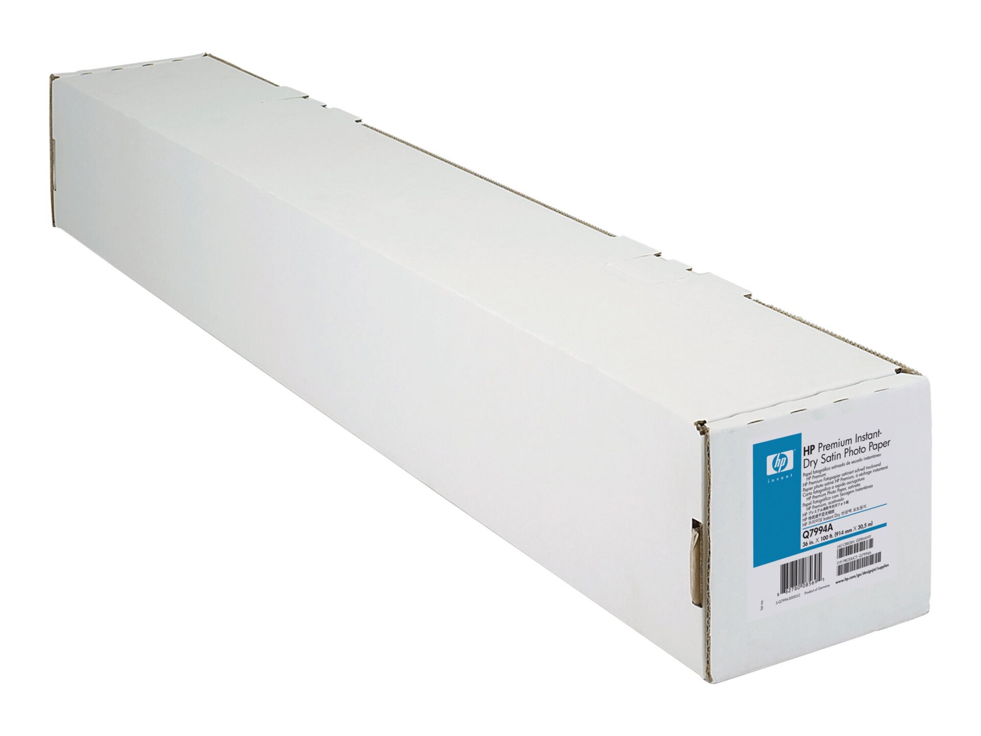 HP Premium Instant-dry Satin Photo Paper - photo paper - 1 roll(s) - Roll (152.4 cm x 30.5 m) - 260 g/m²