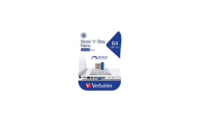 Verbatim Store 'n' Stay NANO - USB flash drive - 64 GB