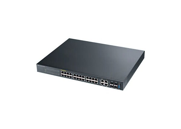Zyxel GS2210-24HP - switch - 24 ports - managed - rack-mountable