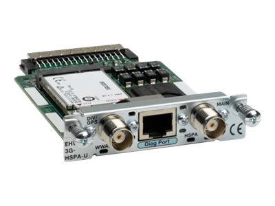 Cisco Third-Generation Wireless WAN Enhanced High-Speed WAN Interface Card - wireless cellular modem - 3G