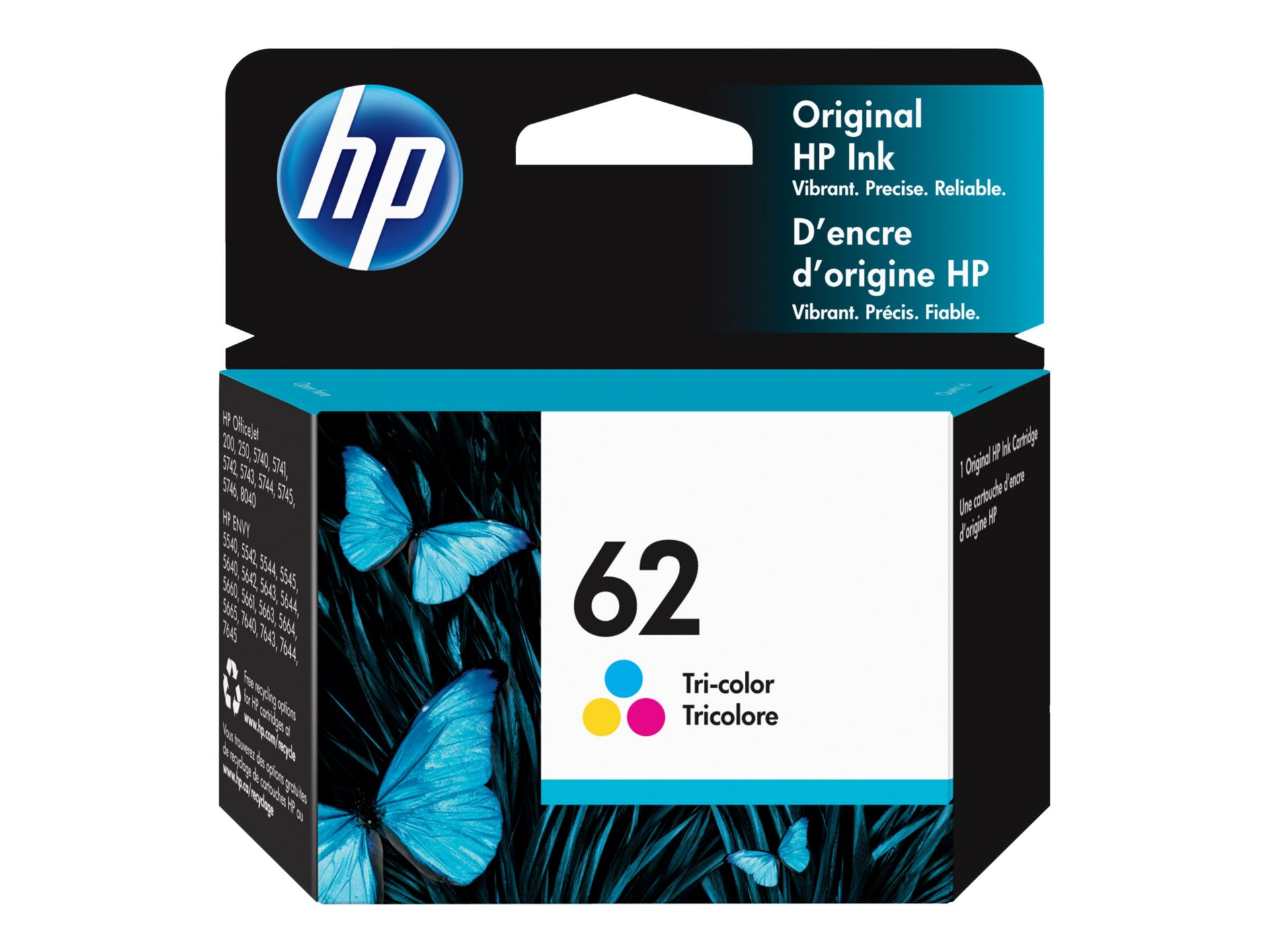 HP 62 Original Ink Cartridge - Single Pack