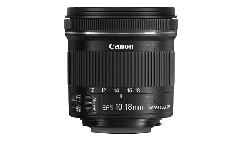 Canon EF-S wide-angle zoom lens - 10 mm - 18 mm