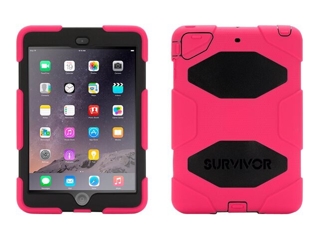 Griffin Survivor All-Terrain - Protective Case for iPad Mini 1/2/3 Pink