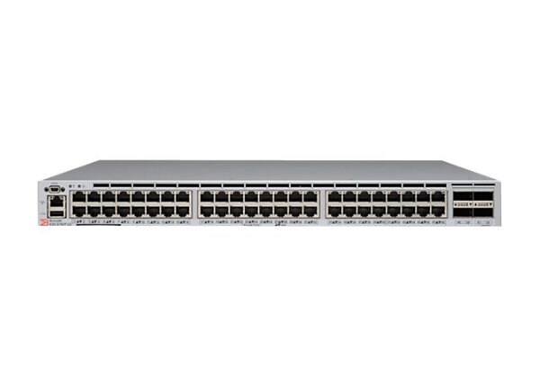 Brocade VDX 6740T-1G - switch - 56 ports - managed - rack-mountable