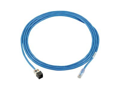 Panduit PanZone Cable Assemblies - patch cable - 15 ft - blue