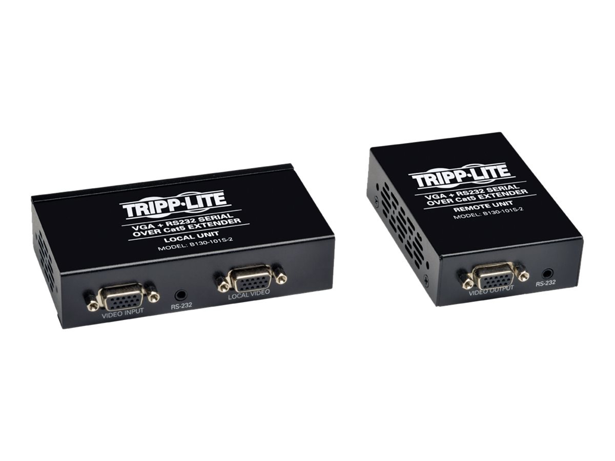 Tripp Lite VGA RS232 over Cat5/Cat6 Extender Transmitter/Receiver EDID ...