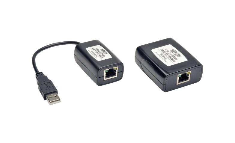 Tripp Lite USB 2.0 over Cat5 Cat6 Extender Kit Video Transmitter & Receiver 164' - USB extender - USB, USB - B203-101-PNP - USB Hubs - CDW.com