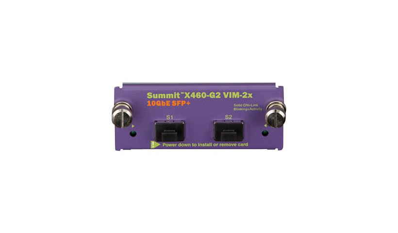 Extreme Networks Summit X460-G2 Series VIM-2x - expansion module