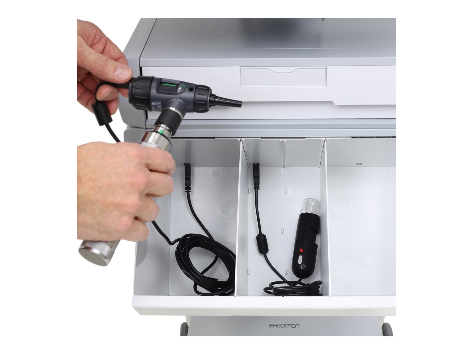 Thumbnail 7 of 7 for Ergotron StyleView Powered Telemedicine Cart with Single Monitor