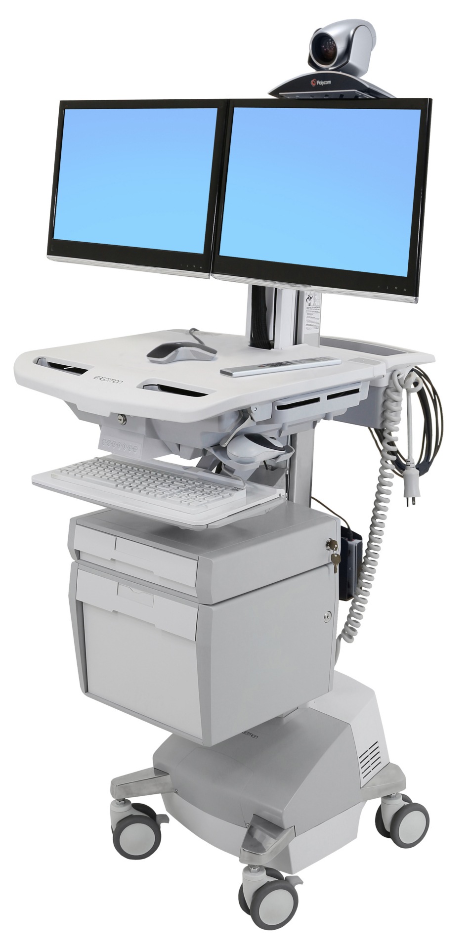 Ergotron StyleView Telemedicine - cart ( open architecture )