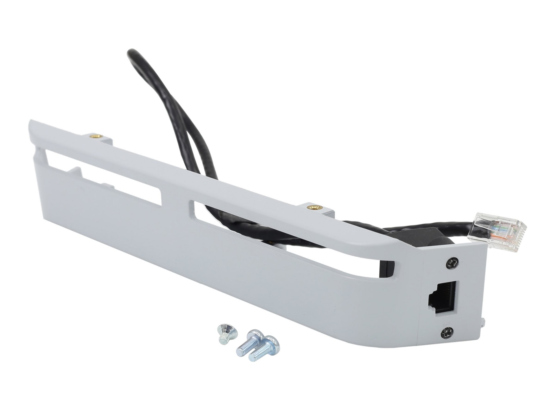 Ergotron StyleView Ethernet Side Cover mounting component - for flat panel cart - light gray