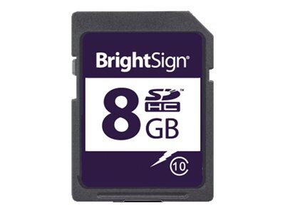 BrightSign - flash memory card - 8 GB - SDHC
