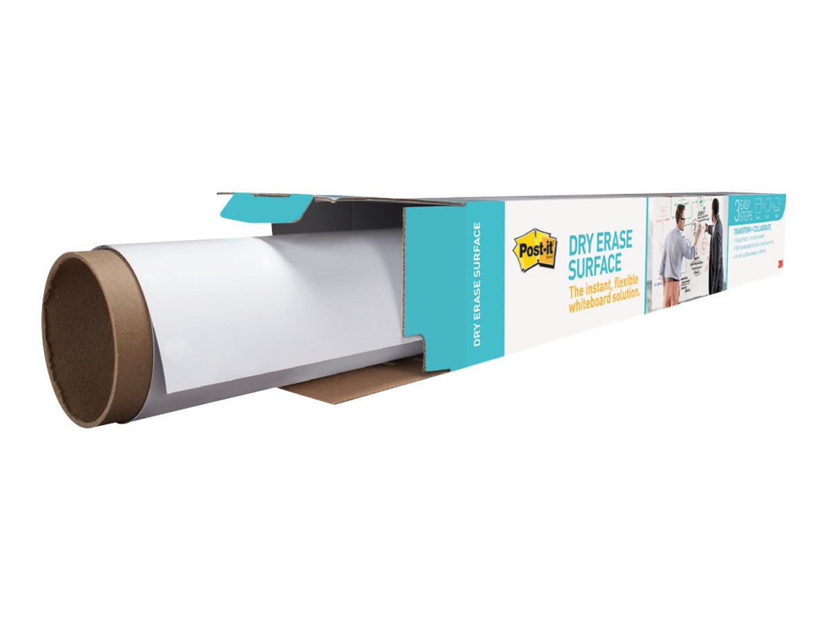 3M Post-it 4'x6' Super Sticky Dry Erase Surface Whiteboard Film - White