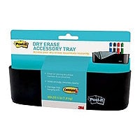 Post-it Dry Erase - whiteboard accessory tray - black